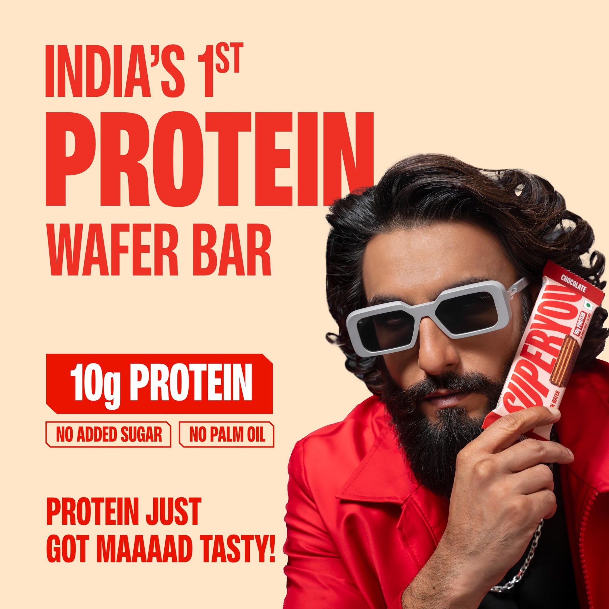 SuperYou Cheese Protein Wafer Bars (Pack of 10)|10g Protein, 3g Fiber,- image 7