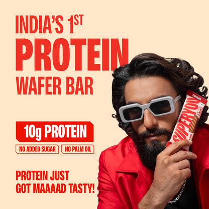 SuperYou Cheese Protein Wafer Bars (Pack of 10)|10g Protein, 3g Fiber,- image 7