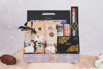 ZOROY LUXURY CHOCOLATE Neel Overload Gift Hamper With Luxury Chocolates & Mixed Dry Fruits Combo For Corporate Gifting|Wedding|Rakhi|Christmas|Diwali|New Year, 5000 Gram