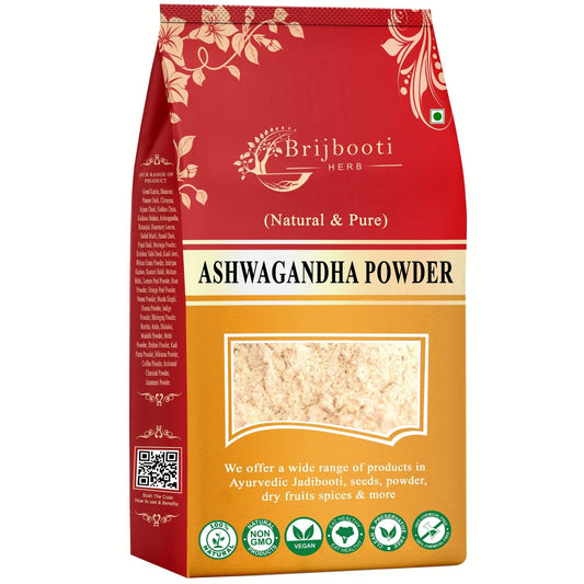 BIRJU MAHAVIR 400 Gr Ashwagandha Root Powder - Withania Somnifera, Natural (BMKB