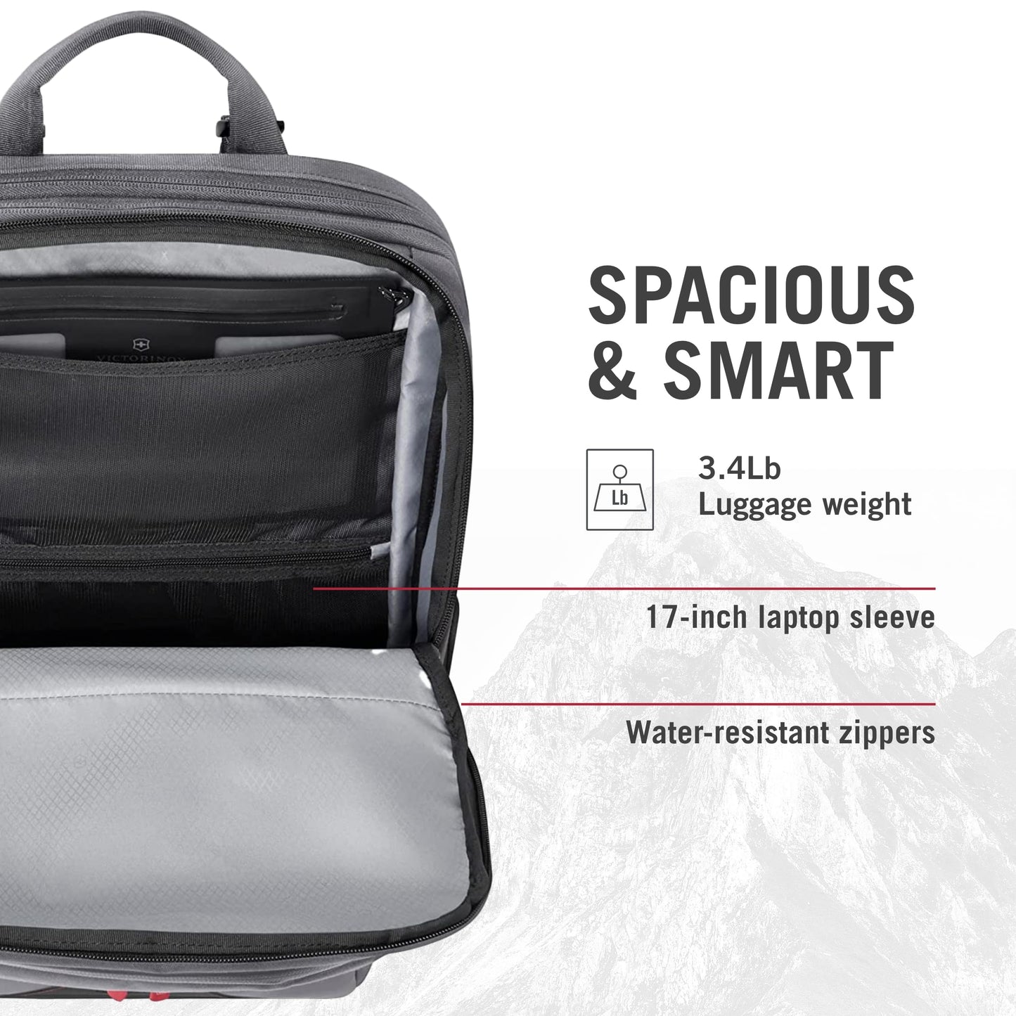 Victorinox Touring 2.0, Traveler Backpack, Stone Grey (612119)