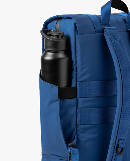DailyObjects Taiga Backpack (19L) Ultra Light Office/Travel Laptop Backpack (19L) for Men & Women with 15inch Compartment, Water-Repellent, MultiPocket, Bottle Holders with Trolley Strap- Lagoon Blue