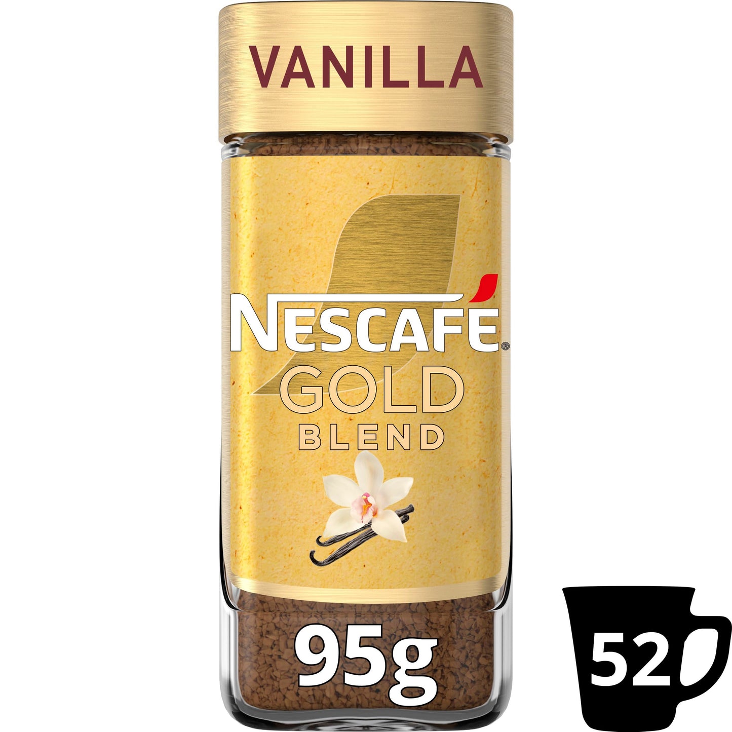 NESCAFÉ Gold Vanilla Flavoured Jar | Intensity 7 95g (Pack of 1) From UK