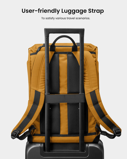VintPack-TA1 22L Laptop Backpack Yellow