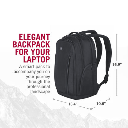 Victorinox Swiss Designed Altmont Professional Essential Laptop Backpack, 24 Litres Black (602154)