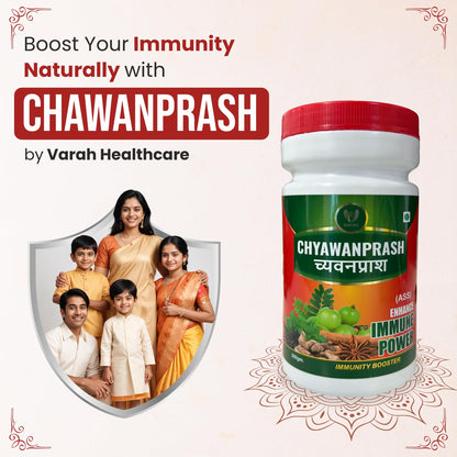 Varah Healthcare - Chyawanprash | Helps Build Strength & Stamina | Builds Overall Health | Ayurvedic Health Supplement | 500 gm