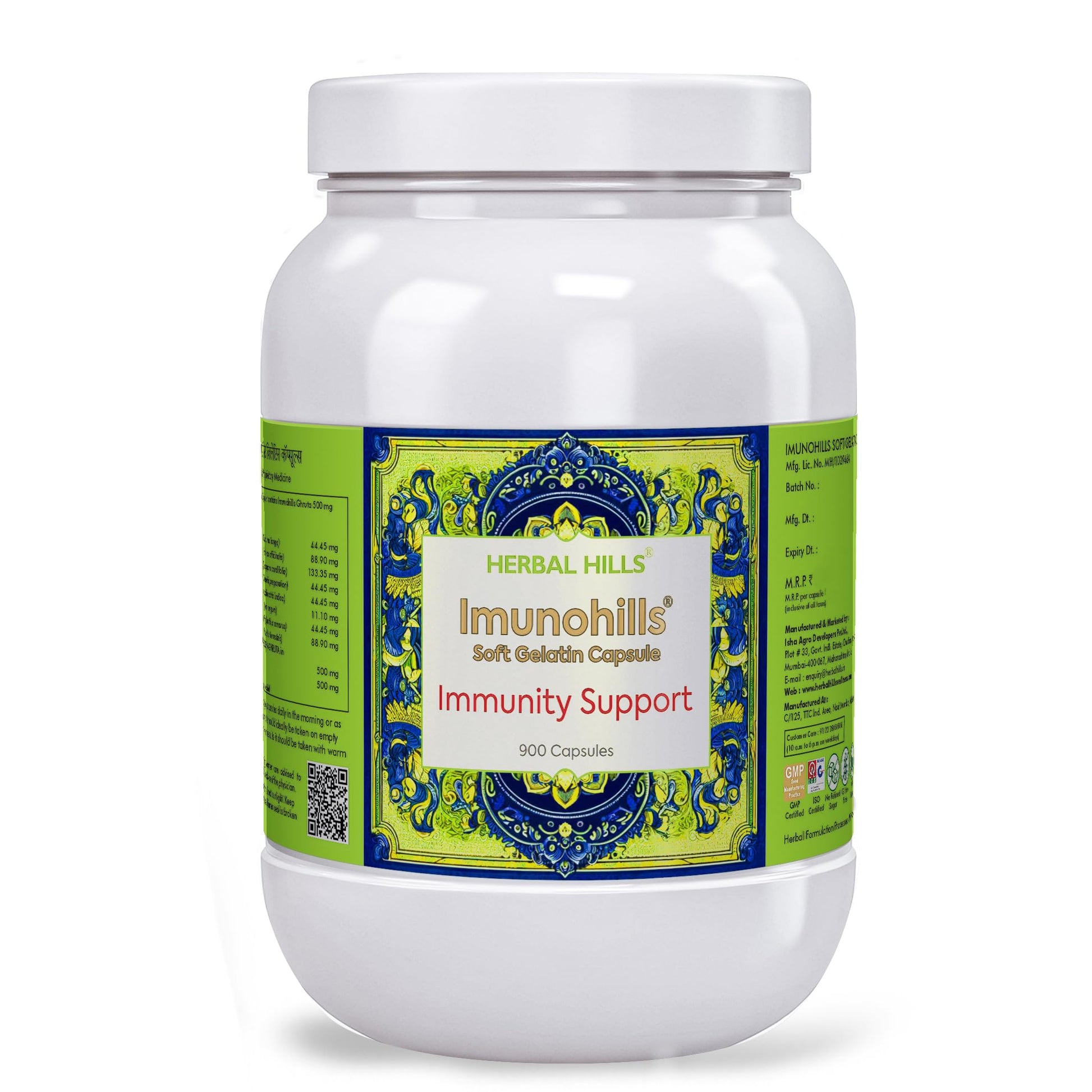 Herbal Hills immune booster Imunohills Immunity Support 900 Capsules