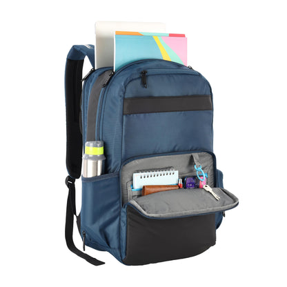 American Tourister Segno 2.0 Polyester Unisex 5 Compartment Laptop Backpack (Blue, FREE SIZE)