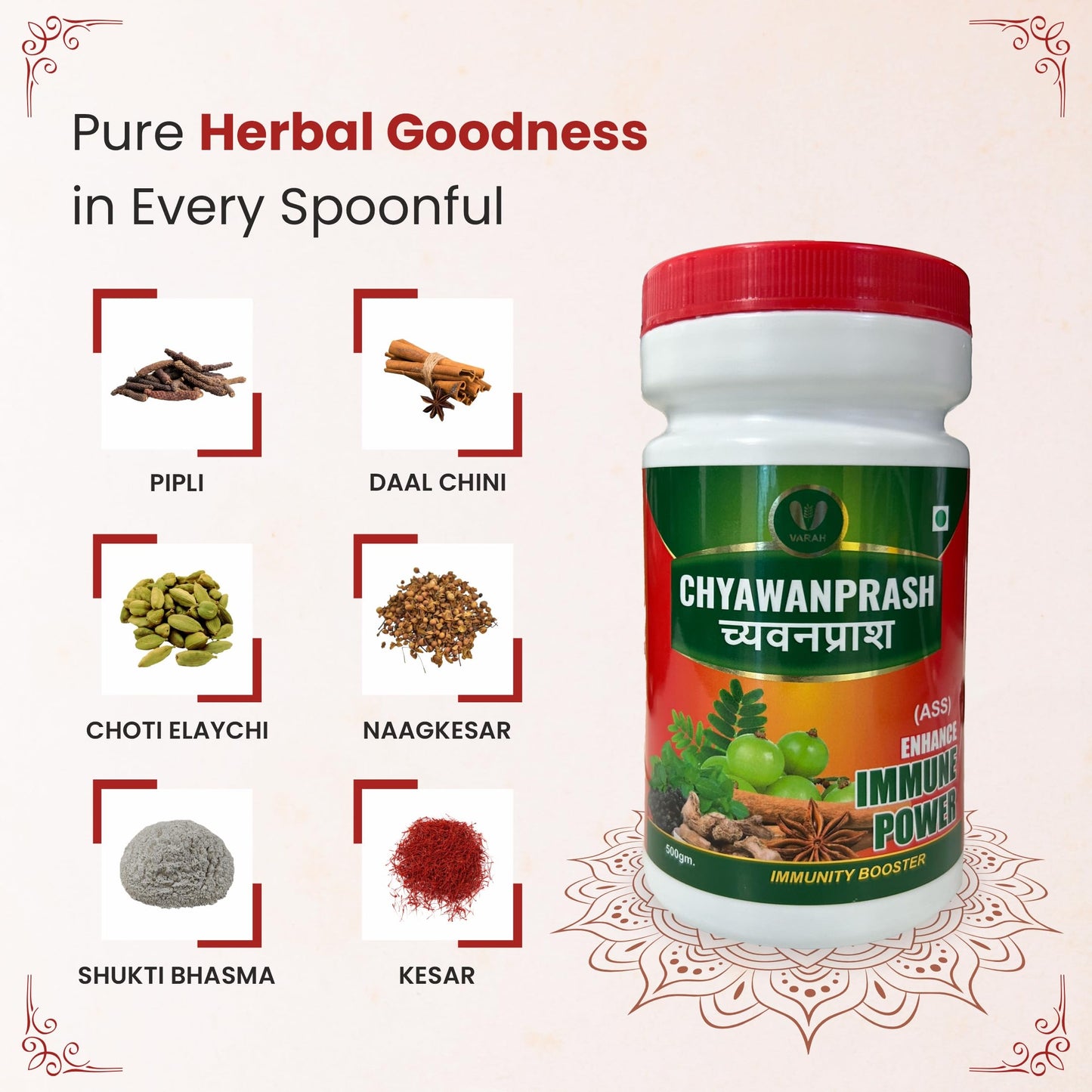Varah Healthcare - Chyawanprash | Helps Build Strength & Stamina | Builds Overall Health | Ayurvedic Health Supplement | 500 gm