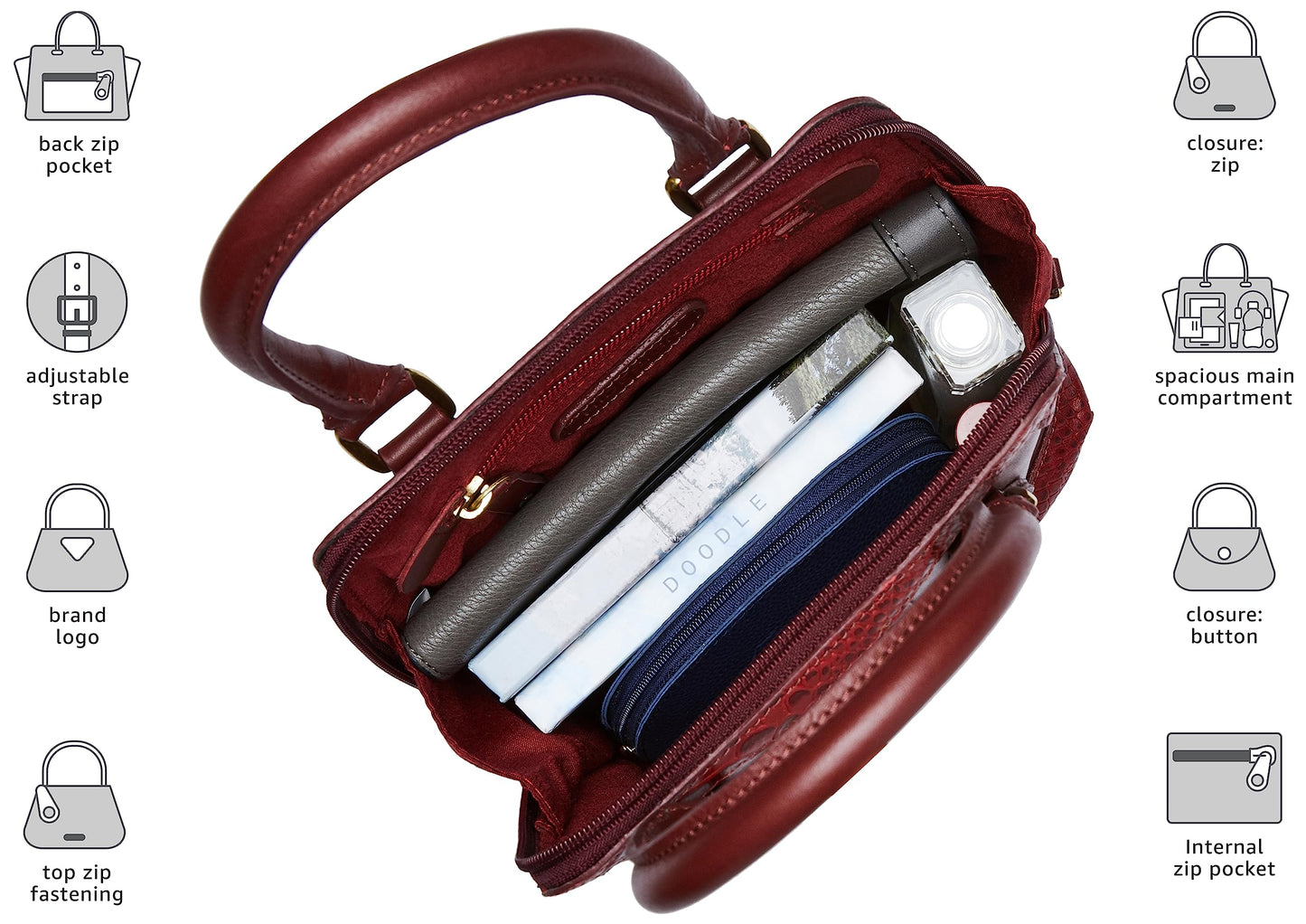 Hidesign Women's Leather Crossbody Bag