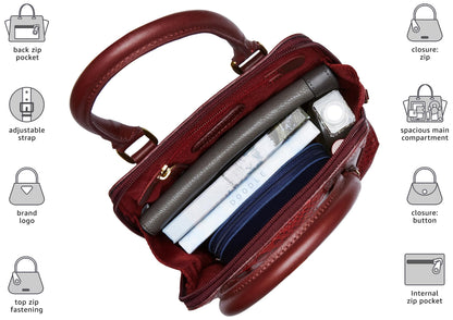 Hidesign Women's Leather Crossbody Bag