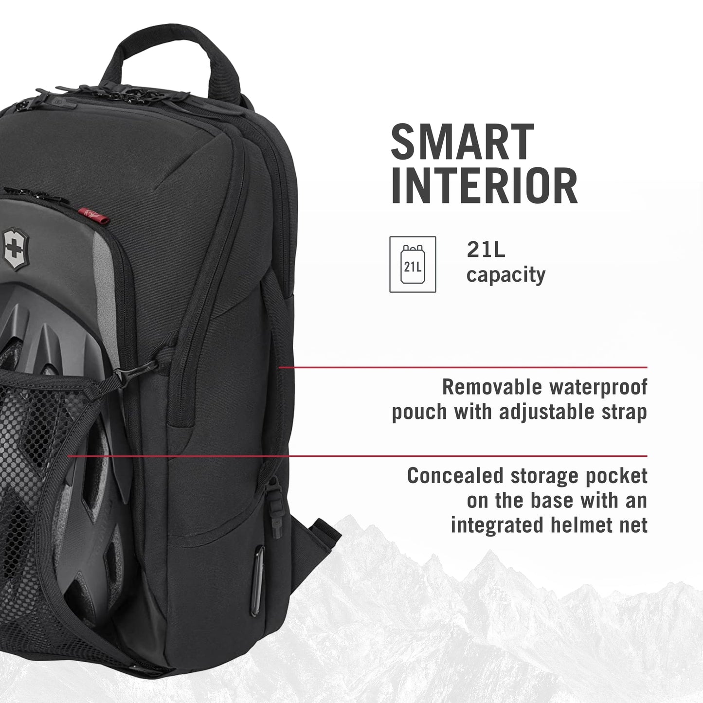 Victorinox Touring 2.0, Commuter Backpack, Black (612118)