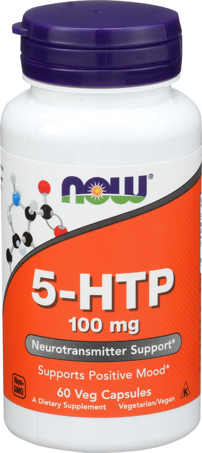 Now Foods 5-Htp, 60 Vcaps 100 mg
