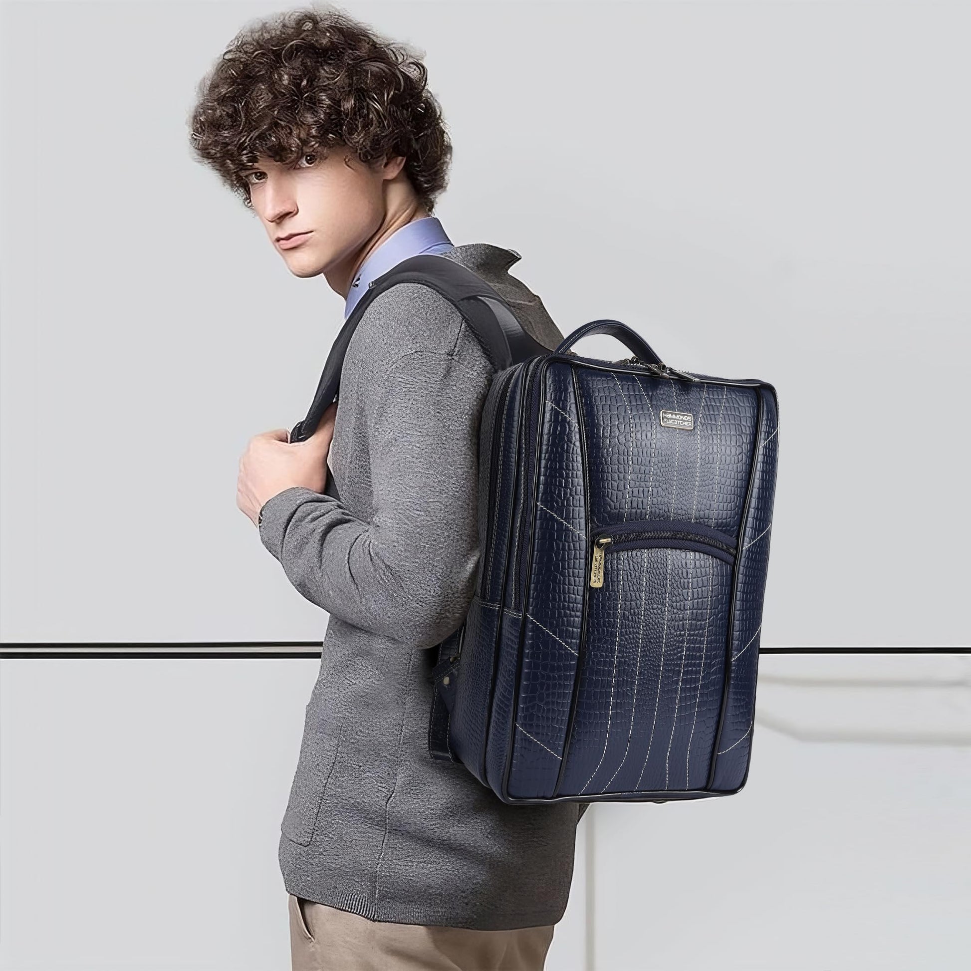 HAMMONDS FLYCATCHER Genuine Leather Laptop Backpack for Men and Women -- image 3