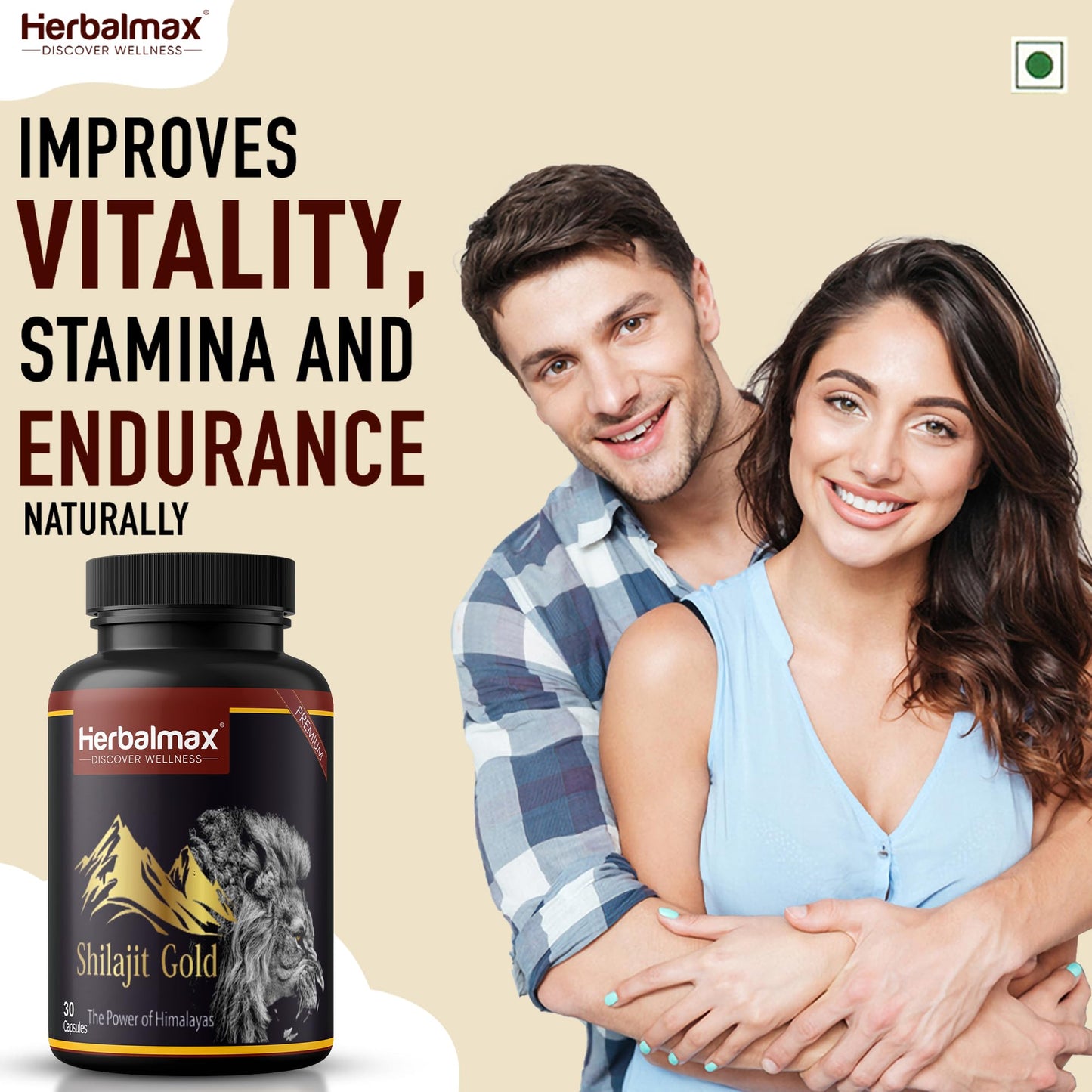 Herbalmax Himalayan Shilajit Gold 800 mg 30 Veg Capsules Pack of 3 – Original Shilajit Supplement for Endurance, Stamina, Strength, Energy & Immunity