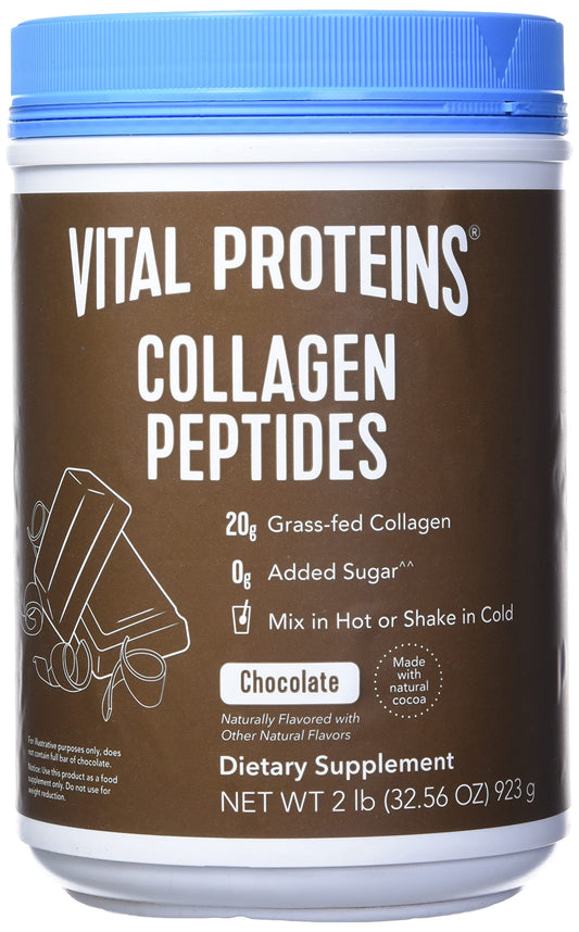 Vital Proteins Collagen Peptides Dietary Supplement Chocolate, 32.56 Oz/923 g