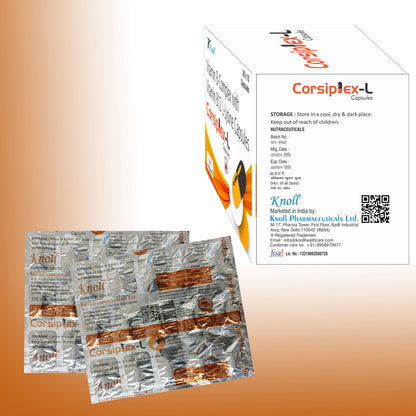 Knoll Healthcare Corsiplex-L Vitamin B-Complex with Vitamin B12 (45 Caps (Pack of 3))