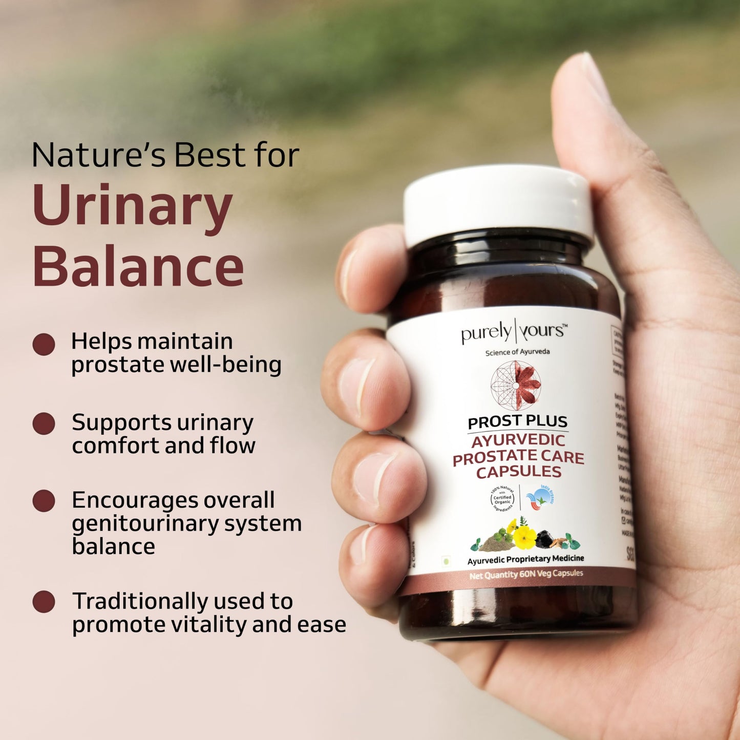 Purely Yours Prost Plus for Men – Ayurvedic Prostate Care Capsules for- image 7