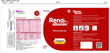 Proindia Health Care Renoalbumen 200 Grams