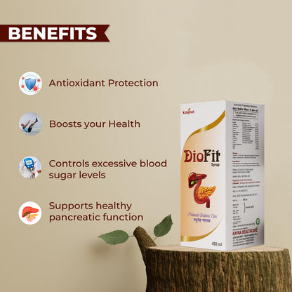 KAYNA HEALTHCARE Maintain Healthy Glucose Levels Naturally with Diabetes Care Syrup - Ayurvedic Syrup | 450ml
