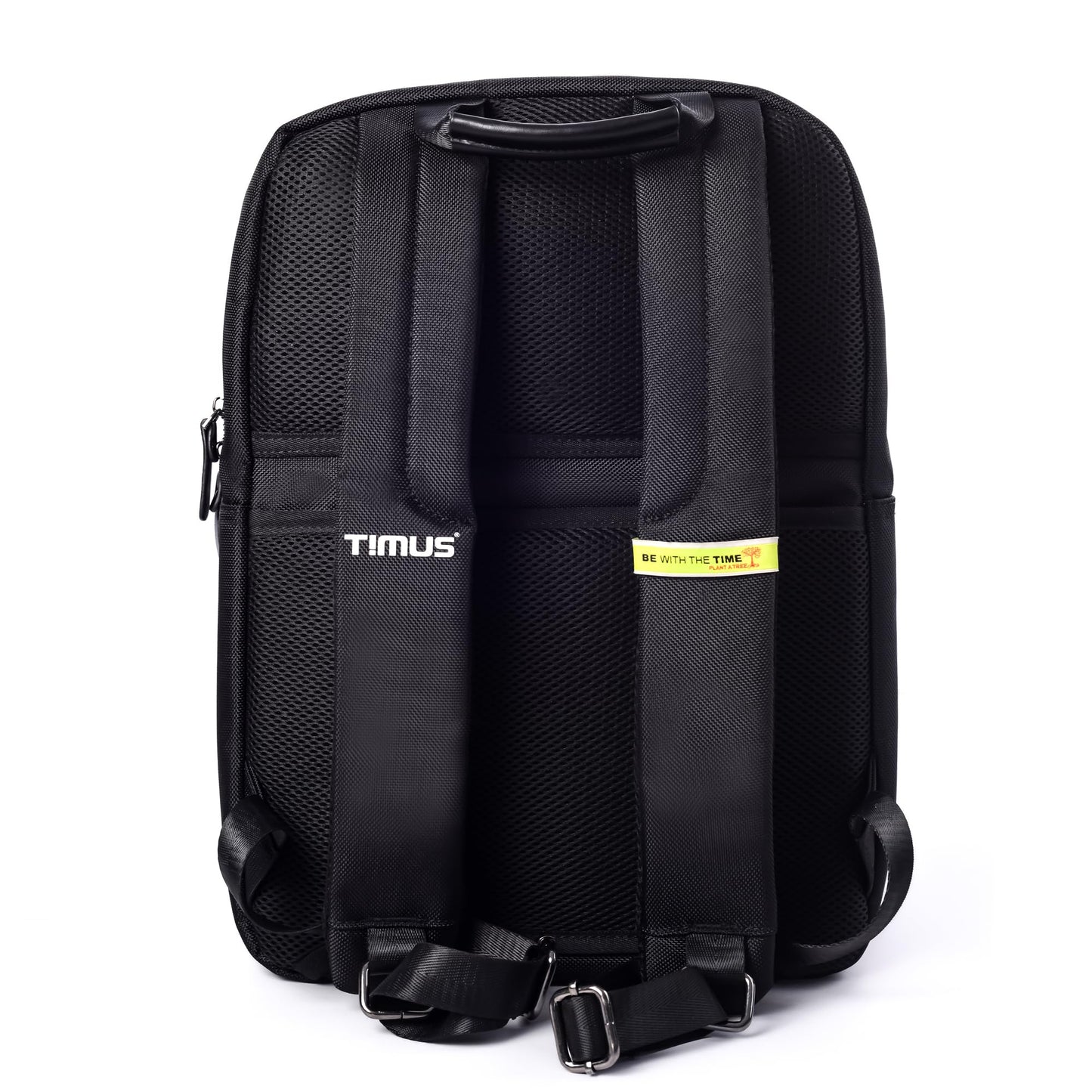 Timus Oslo Black Professional Laptop Backpack for Men & Women 22 L with 15.6 Inch Laptop Compartment | Water resistant - Anti-Theft Bag | Premium Polyester Fabric