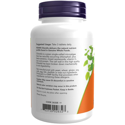 NOW Foods, Chlorella, 1000 mg, 120 Tablets