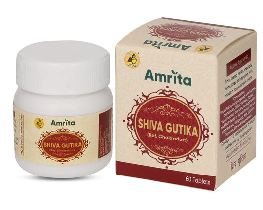 Amrita Shiva Gutika | 60 tablets | A Versatile Healer | Restores Body Health | E