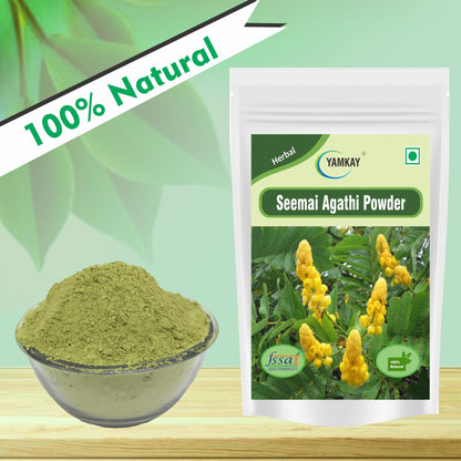 Yamkay Seemai Agathi Keerai Powder (Alata Cassia Leaves) | Agasti Agast- image 6