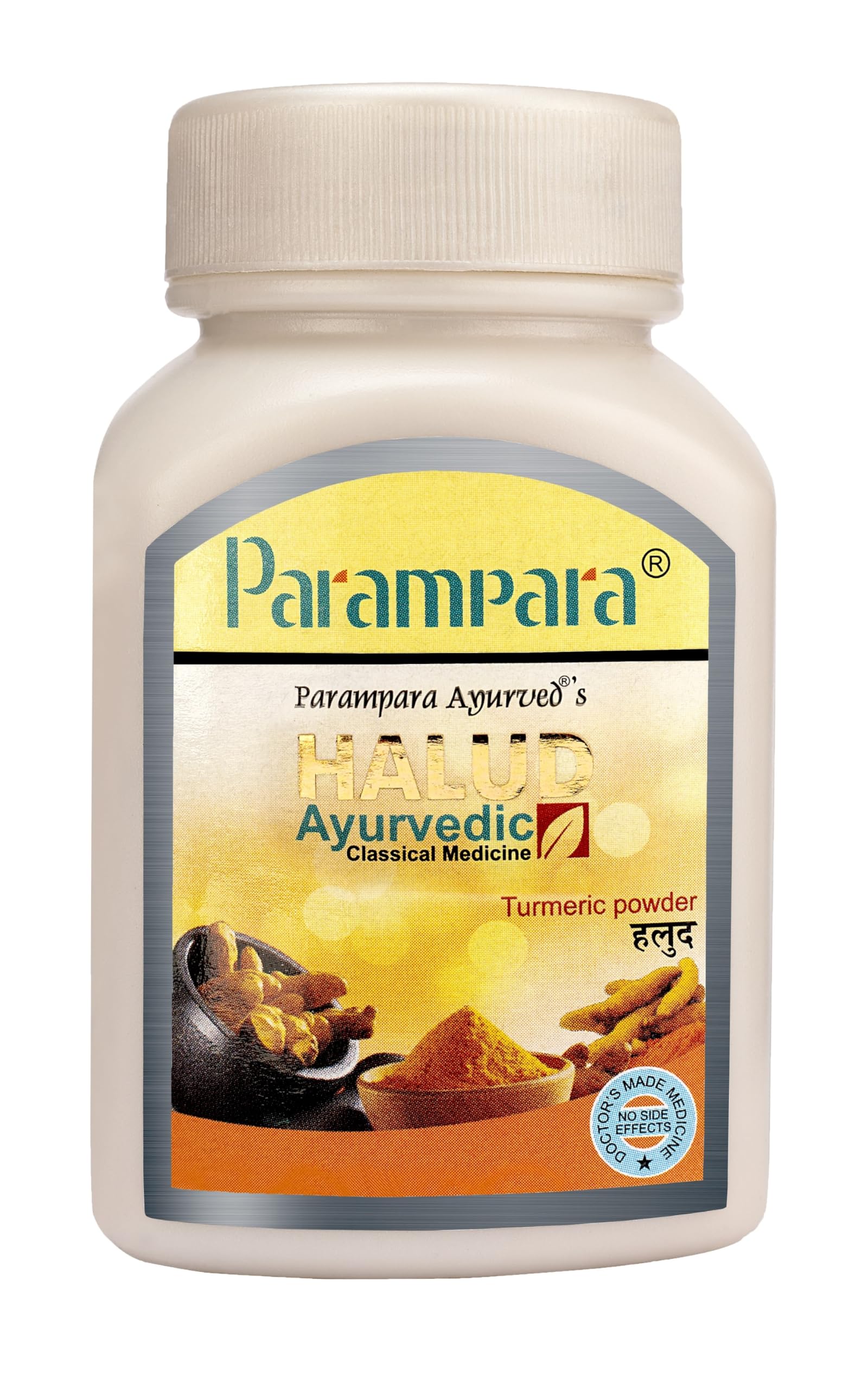 Parampara Ayurved Halud Churna Ayurvedic Natural Wild Turmeric Powder for Skin a