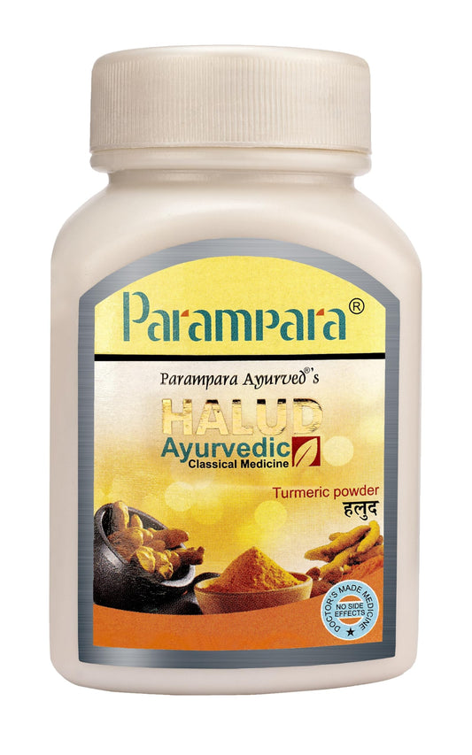Parampara Ayurved Halud Churna Ayurvedic Natural Wild Turmeric Powder for Skin a