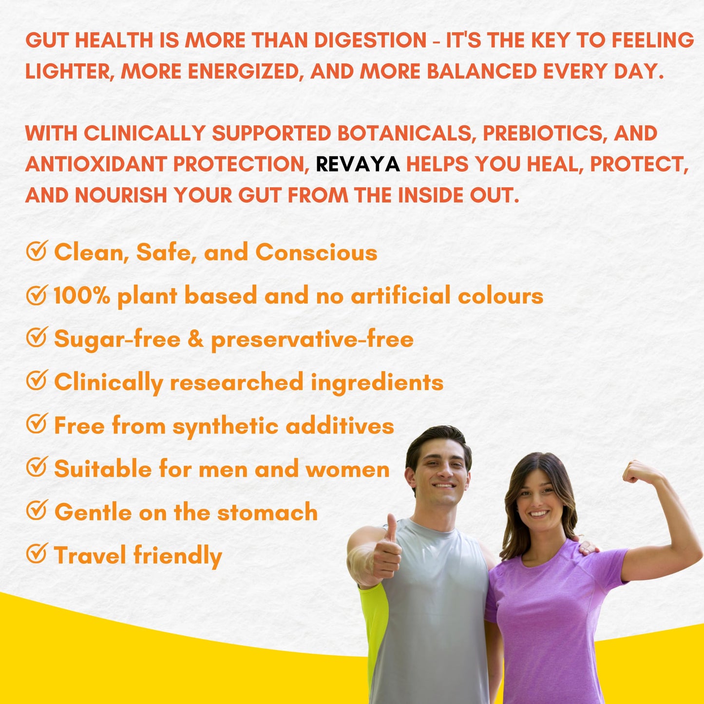 Revaya Gut Reset Detox Drink, Helps in Digestion and Bloating Relief | Ayurvedic Gut Health Formula & Digestion Support | Improve Gut Health with Licorice, Ginger, Fennel, Cumin & Milk Thistle | Gut Cleanser 14 Sachets, Lemon Flavour
