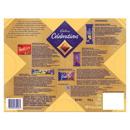 Cadbury Celebrations Premium Selections Chocolate Gift Pack, 163 g