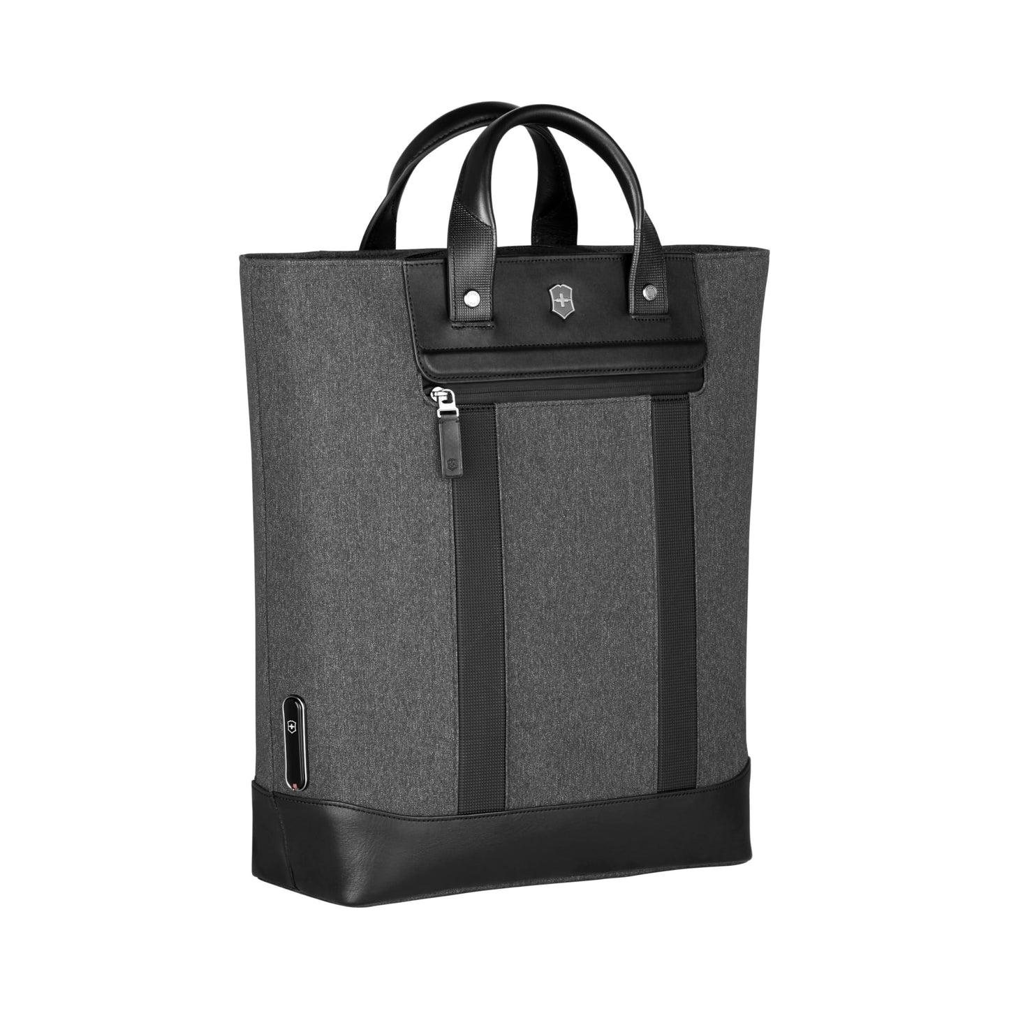 Victorinox Architecture Urban 2.0 2-Way Carry Tote/Backpack with 15" Laptop and Tablet Pocket, Melange Grey (611957), M