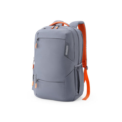 American Tourister Brett 4.0 | 31 Ltrs | 3 Compartments | Bottle Pocket | Ergonomic Padded Back Panel & Shoulder Straps | Laptop Backpack | 1 Year International Warranty | Charcoal Grey