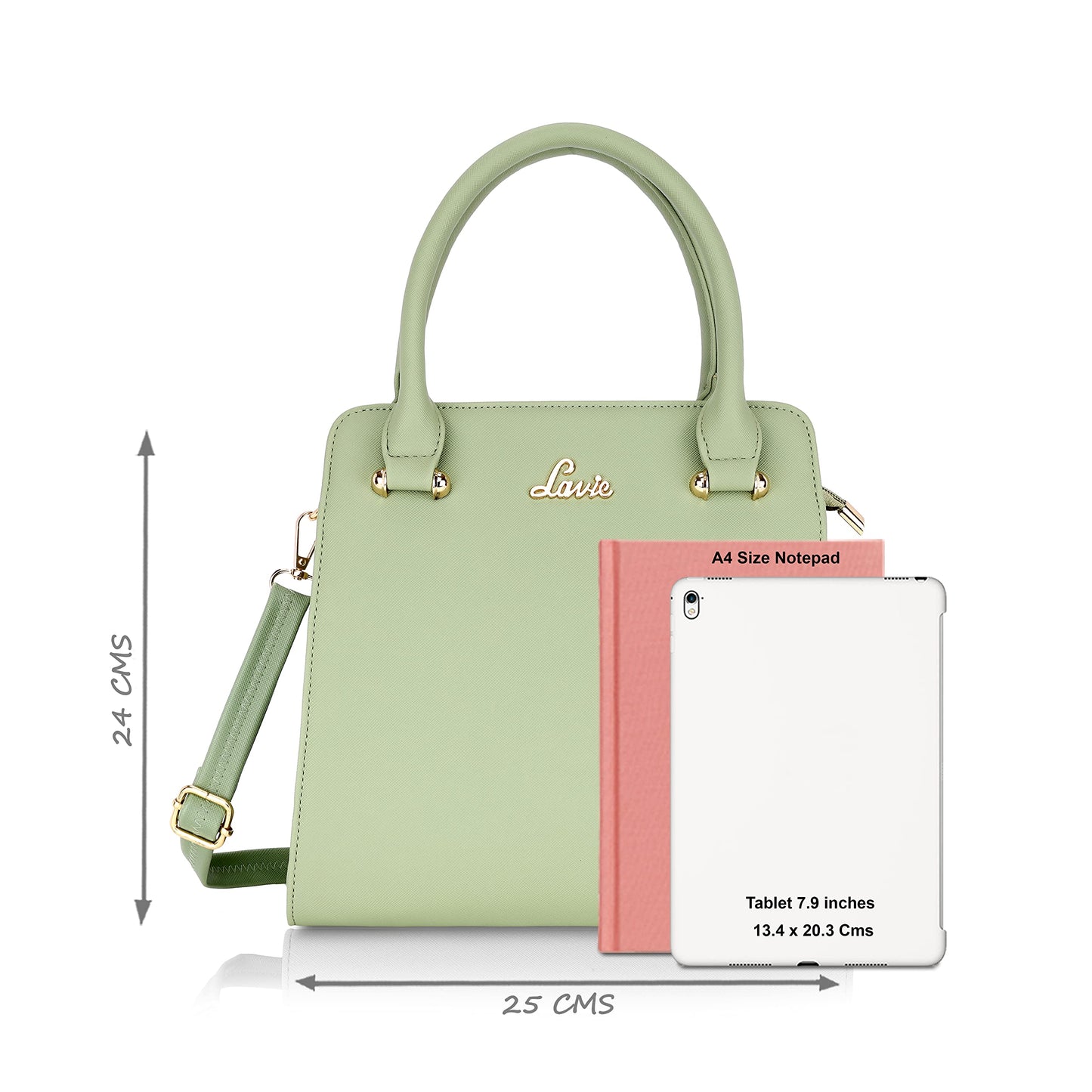 Lavie Women's Ushawu Satchel Bag | Satchel Handbag for Work | Ladies Purse | Stylish Shoulder Bag | Gift for Women | Rakhi Gift for Sister