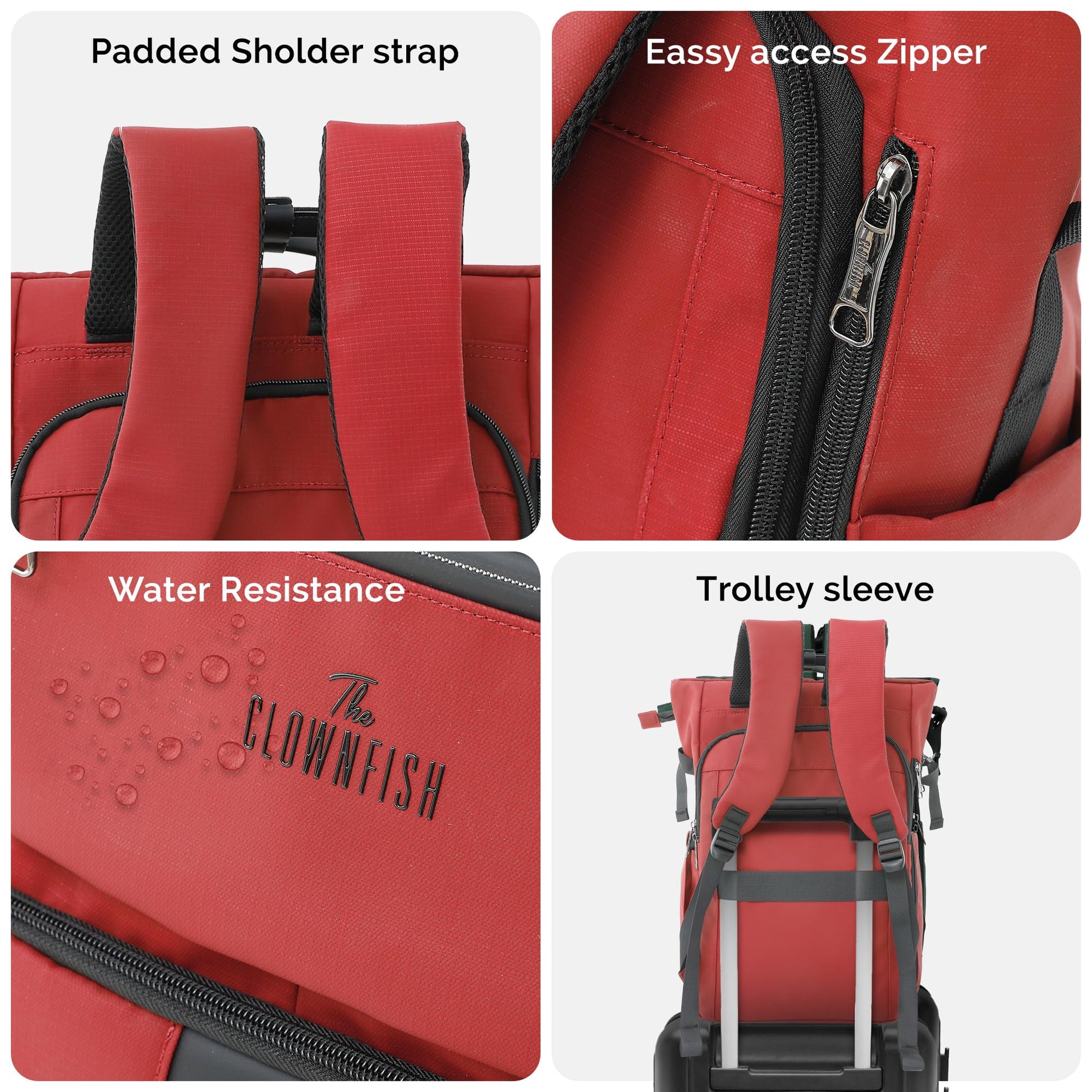 THE CLOWNFISH Chromepack Travel Laptop Backpack for Men and Women | Fit- image 6