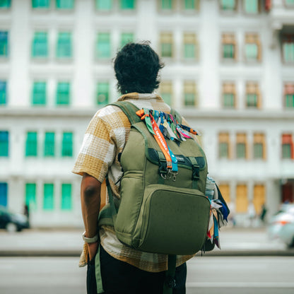 CarryPro PANGO V2.0 Camera & Laptop Travel Backpack (30L) | Detachable Camera Cube | Fits 15.6” Laptop & iPad | Drone & DSLR Lens Storage | Rain Cover | Unisex | 2-Year Warranty (Olive Green)