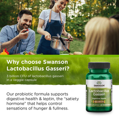 Swanson Probiotics Prob Lactobacillus Gasseri, 60 Veg Drcapsules- image 3