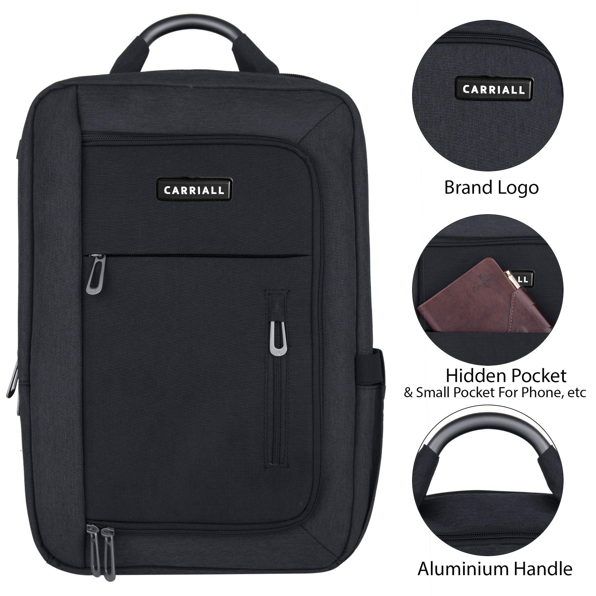 Carriall Minch Polyester Smart Laptop Backpack | Fit up to 15.6” Mac/La- image 7