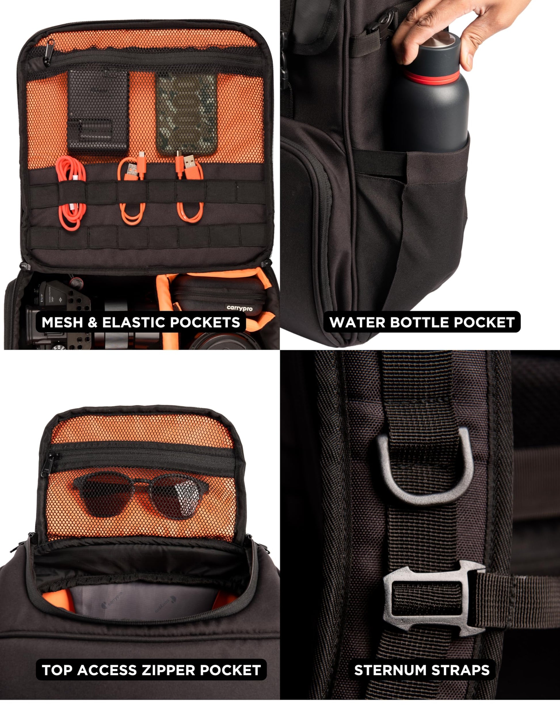 Camera Travel Backpack PANGO v2.0 (30L) with Detachable Camera Cube and- image 3