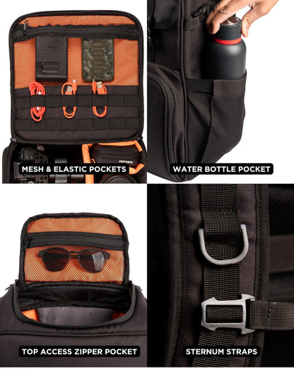 Camera Travel Backpack PANGO v2.0 (30L) with Detachable Camera Cube and- image 3