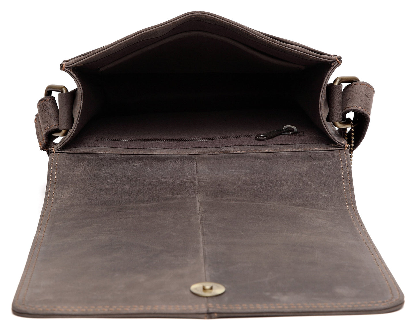 WildHorn Genuine Leather Sling Bag for Men | Minimalist, Spacious & Durable | Flap Closure | Adjustable Strap | 1-Year Warranty
