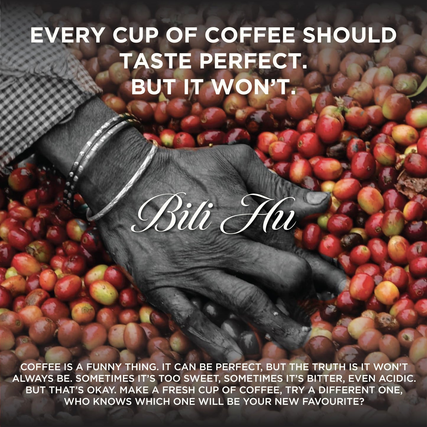Bili Hu Coffee, Mokapot Grind Kalledevarapura Estate, Arabica Blend, Medium Roast, (Pack of 1, 250 Gram)