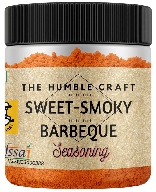 The Humble Craft Sweet Smoky Barbeque BBQ Seasoning|Popcorn Seasoning Powder, BBQ Rub, Chicken|Smoked & Paprika Flavour|100 Gram