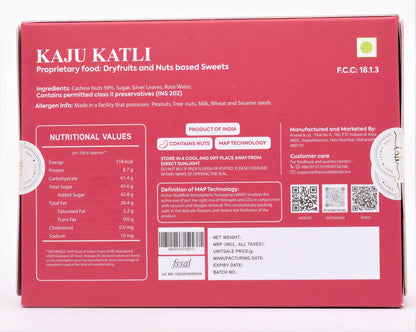 THE SWEET BLEND Katli Trilogy Classic, Gud & Sugar‑Free Kaju Katli | Gift Box | Authentic No‑Added‑Sugar | Indian Mithai Hamper | Ideal for Raksha Bandhan | Pack of 3