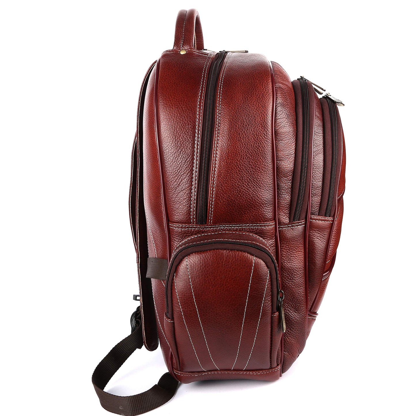 HAMMONDS FLYCATCHER Unisex Genuine Leather Laptop Backpack Bag & Padded- image 3