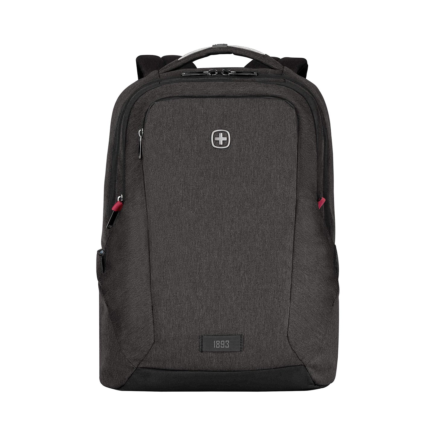 WENGER, MX Professional 16 Inch Backpack,21 Liters Heather Grey, Swiss Designed-Blend of Style and Function, 611641