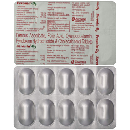 Feronia-D3 - Strip of 10 Tablets