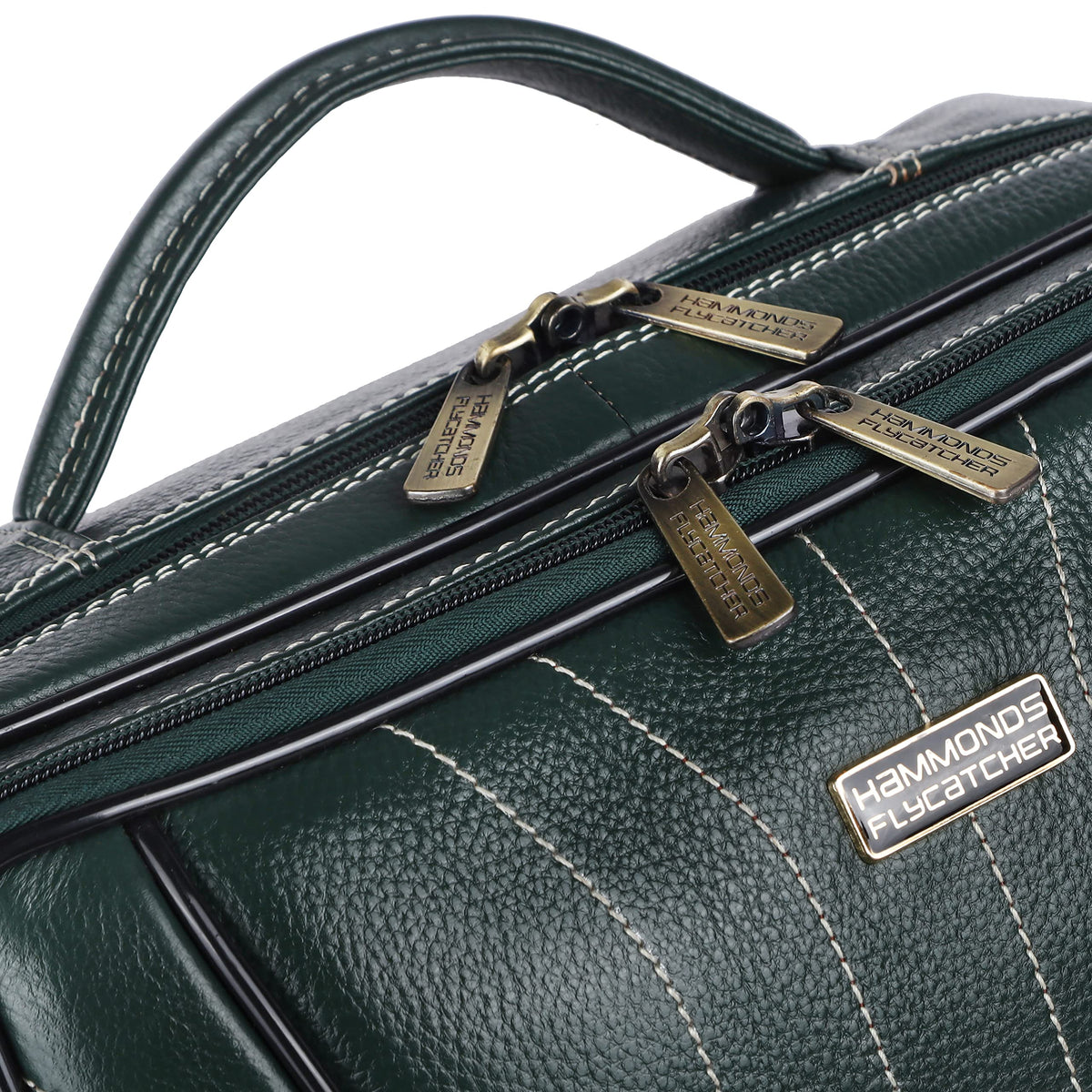 HAMMONDS FLYCATCHER Genuine Leather Laptop Backpack for Men and Women - Stylish, Spacious Bag with Multiple Compartments, Perfect for College, Work, and Travel - Upto 16 Inch Laptop - Sea Green
