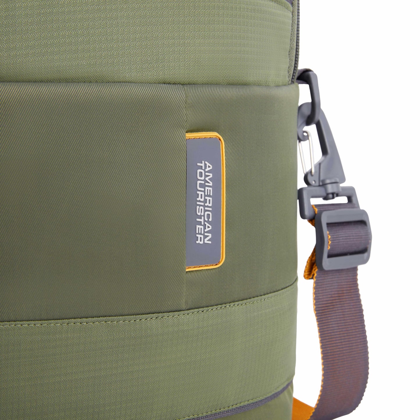 American Tourister Urban Biz Office Briefcase | 2 Compartments | Front Quick-Access Pocket | 14 Inch Laptop Compatible | Messenger Bag for Business | Detachable Shoulder Strap | Green
